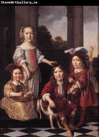 MAES, Nicolaes Portrait of Four Children
